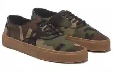 Saint Laurent Camo Low Sneakers