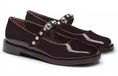 CHARLESKEITH ck PU 2.5cm Black BoxMaroonChalk