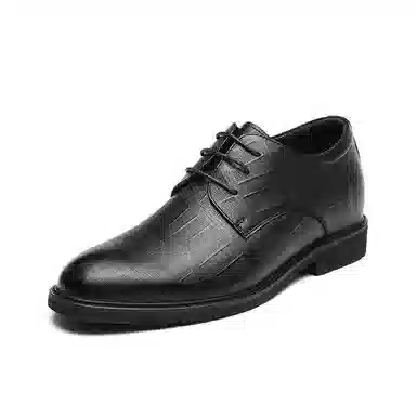 红蜻蜓 牛皮革 韩版系带正装皮鞋 舒适高级轻奢时尚 皮鞋 男款