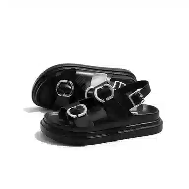 老喵 轻便简约 沙滩凉鞋 女款 黑色