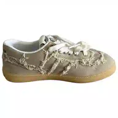 Miu Miu Brown Low-Top Sneakers