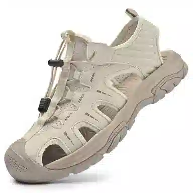 袋鼠头 二层牛皮 户外休闲新风尚 沙滩凉鞋 男女同款