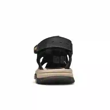 季公羊 牛皮革 时尚 沙滩鞋男户外凉鞋透气防滑 男款