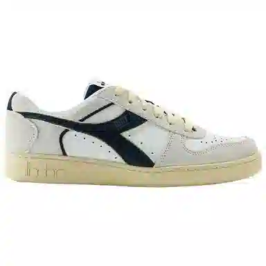 Diadora Magic Basket Low Suede Leather White