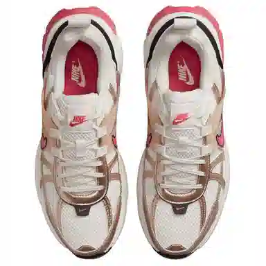 Nike V2K Run White Pink Yellow