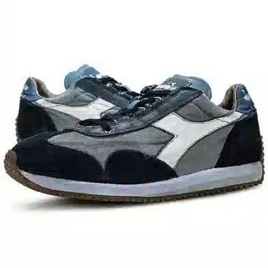 Diadora Equipe H Dirty Stone Wash Evo Blu Nebbia