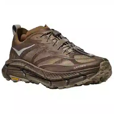 Satisfy x HOKA ONE ONE Mafate Speed 4 Brown