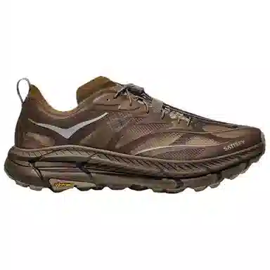 Satisfy x HOKA ONE ONE Mafate Speed 4 Brown
