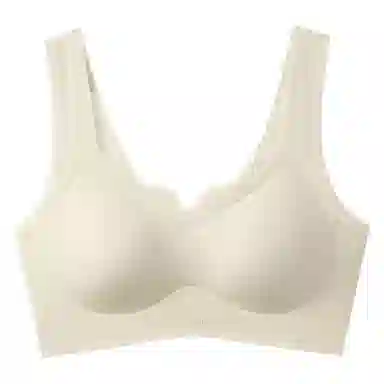 欧迪芬 宽肩带超薄软支撑无痕上托聚拢收副乳防下垂内衣轻薄透气夏季清凉款文胸 女款