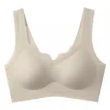 欧迪芬 宽肩带超薄软支撑无痕上托聚拢收副乳防下垂内衣轻薄透气夏季清凉款文胸 女款