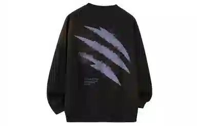 王者荣耀 爪痕卡通动漫纹美式高街落肩款宽松舒适透气帅帅青少年无性别百搭时尚潮流圆领卫衣 夏侯惇款 男女同款