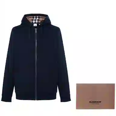 Burberry Hooded Jacket Navy
