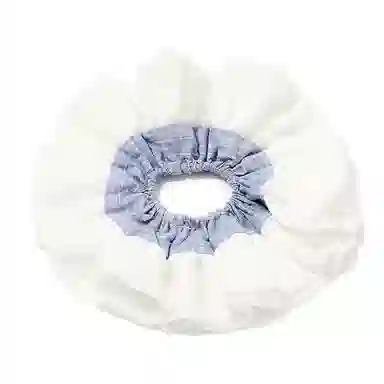 如花梦 奶油缎面褶皱高级感甜美公主感 网纱 发圈 女款