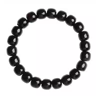 木盛缘 小众个性  高油高密佛珠念珠文玩 黑檀 手串 男女同款情侣款