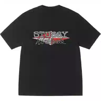 Stussy SS25 WORLDWIDE DIAMOND TEE PIGMENT DYED logoT