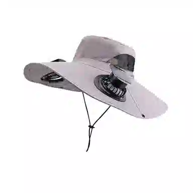 图涂丫 太阳能遮阳帽风扇帽子户外紫外线遮阳钓鱼太阳帽 速干布 渔夫帽 男女同款情侣款