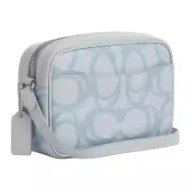 Coach Jamie 19 Sketch Signature Mini Shoulder Bag Ice Blue