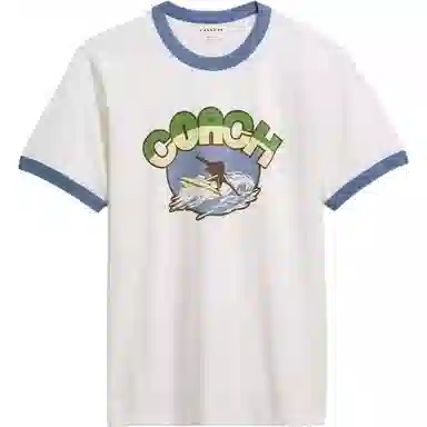COACH SS25 Surf Graphic Tee