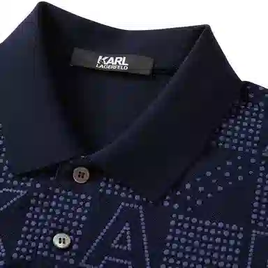 KARL LAGERFELD SS25 LogoPolo