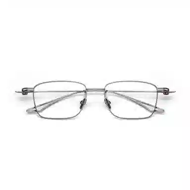 【可配度数】 苍木优品 高端设计师款近视镜框 可定制近视镜片超轻复古方框钛架眼睛 钛 方形 功能性眼镜 男女同款情侣款