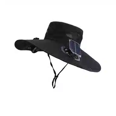 图涂丫 太阳能遮阳帽风扇帽子户外紫外线遮阳钓鱼太阳帽 速干布 渔夫帽 男女同款情侣款