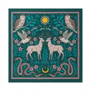 滚烫时光 森夜精灵 棉 头巾 男女同款情侣款