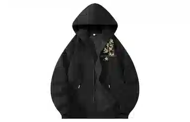 王者荣耀 中国风飞鸟花卉英文字母美式高街落肩款宽松舒适透气帅帅青少年无性别百搭时尚潮流开衫卫衣 上官婉儿款 男女同款