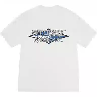 Stussy SS25 WORLDWIDE DIAMOND TEE PIGMENT DYED logoT