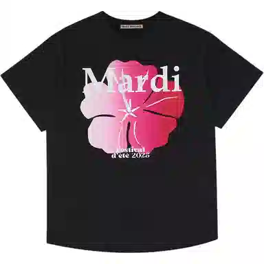 MARDI MERCREDI SS25 TSHIRT FLOWERMARDI SUMMER FESTIVAL EDITION T