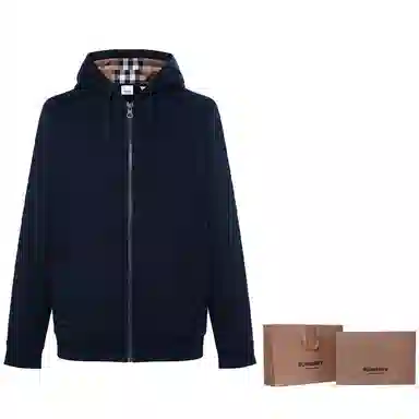 Burberry Hooded Jacket Navy