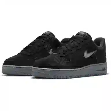 Nike Air Force 1 LOW JEWEL Black SuedeCool Grey