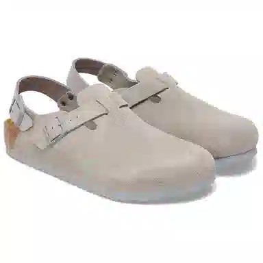 Birkenstock Closed Toe Slip-On Grey