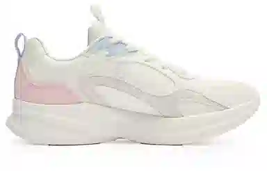 乔丹 运动舒适减震防滑耐磨 低帮 休闲跑步鞋 女款 米粉