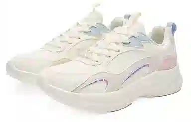 乔丹 运动舒适减震防滑耐磨 低帮 休闲跑步鞋 女款 米粉