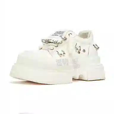 KEDDO Vintage Casual Leather Sneakers Women