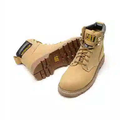 CAT Classic Retro Short Martin Boots Yellow