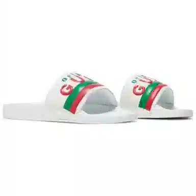 Gucci Double G Slide White Green Red