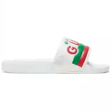 Gucci Double G Slide White Green Red