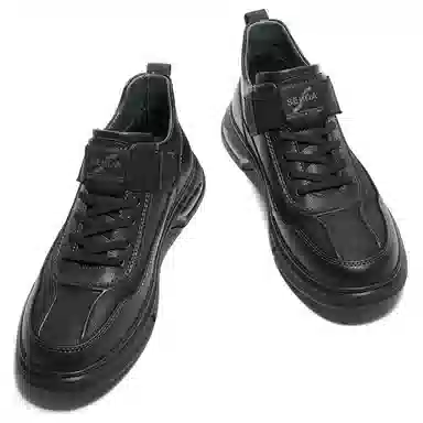 森达 户外 休闲 百搭 舒适 工装 短靴 男款 黑色
