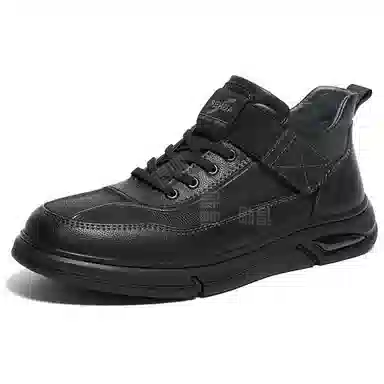 森达 户外 休闲 百搭 舒适 工装 短靴 男款 黑色