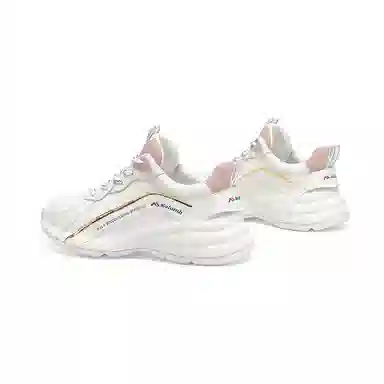 哥仑步 头层牛皮 日常通勤 透气轻便增高 低帮 生活休闲鞋 女款