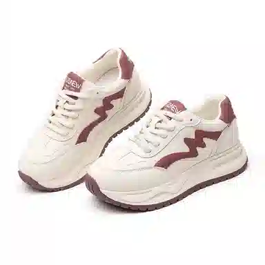 信诺 合成革 个性百搭通勤潮流 耐磨 低帮 老爹鞋 女款