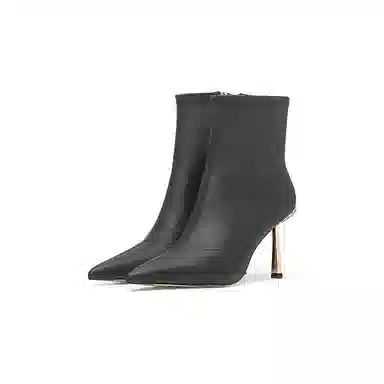 Coup De Foudre Elegant Pointed Toe Ankle Boots 9cm