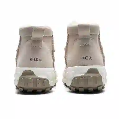 小红人 牛反绒 保暖 厚底 百搭轮胎底 短筒 雪地靴 男女同款 米灰色