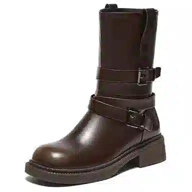 百思图 简约户外 潮流休闲 短靴 女款