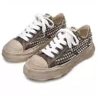 MIHARA YASUHIRO Canvas Low Sneakers