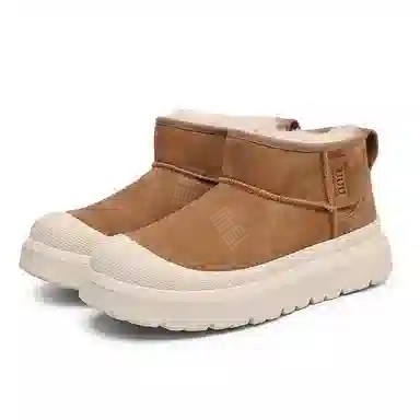 Angelmix Snow Boots Beige Brown