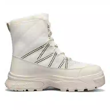 Double Star Snow Boots White