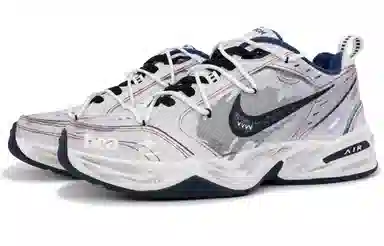 Nike Air Monarch 4 White Navy 313