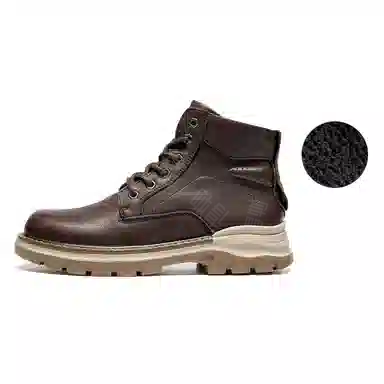 Leaveland Martin Boots Dark Brown